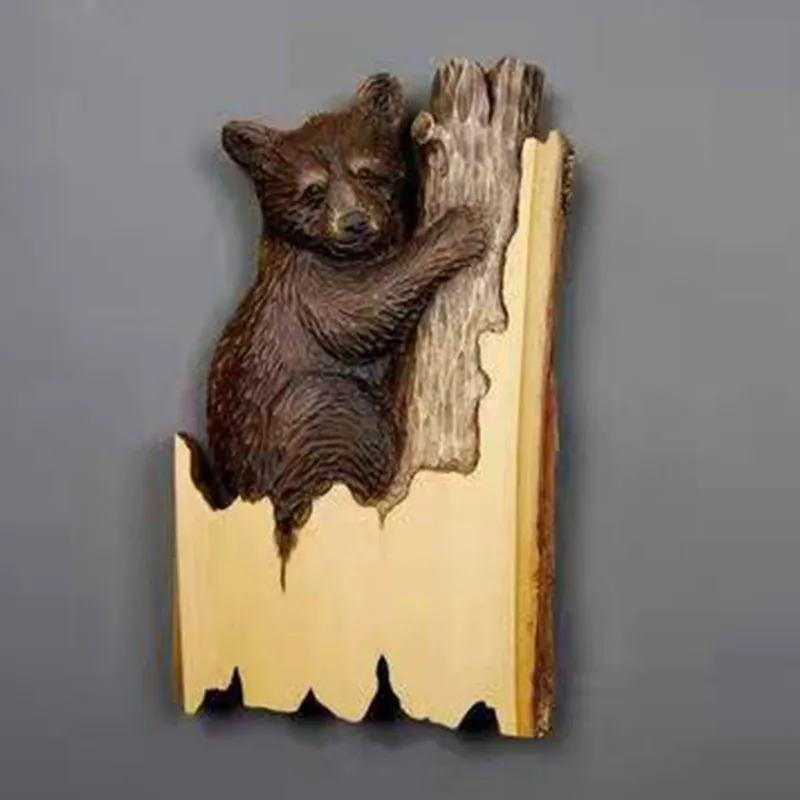 décoration murale en bois