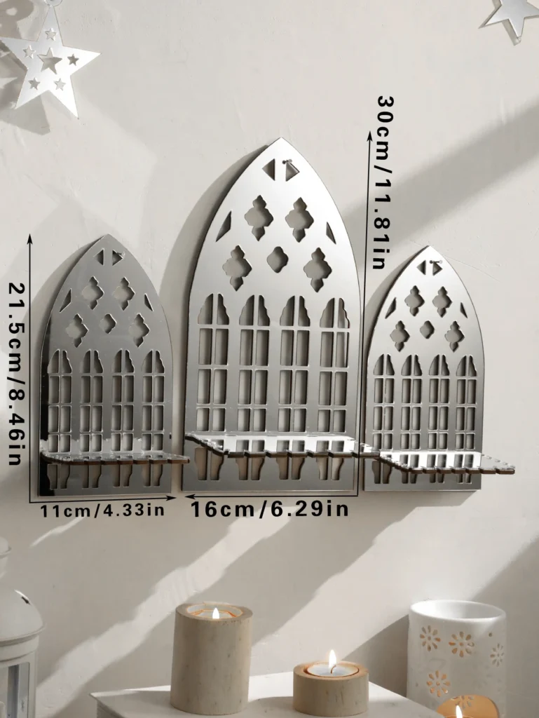 étagère murale décorative en bois